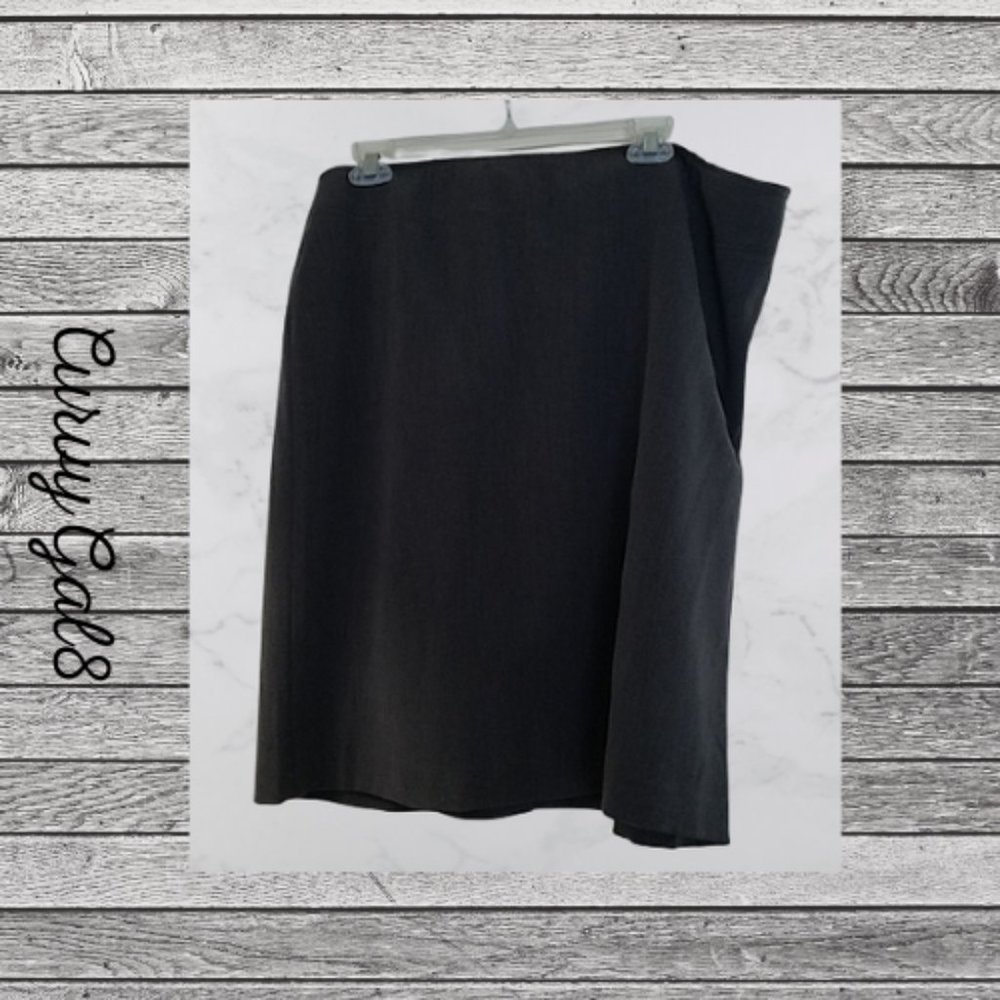 🔥 Last Chance 🔥 Grace Dane Lewis Woman Gray Skirt 20w